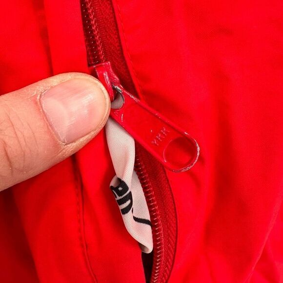 Vintage Helly Hansen Men’s Red Windbreaker Jacket Full Zip Small Hood Helly-Tech - Picture 5 of 10